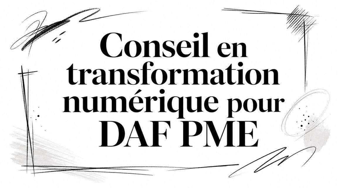 Conseil en transformation numérique pour DAF PME